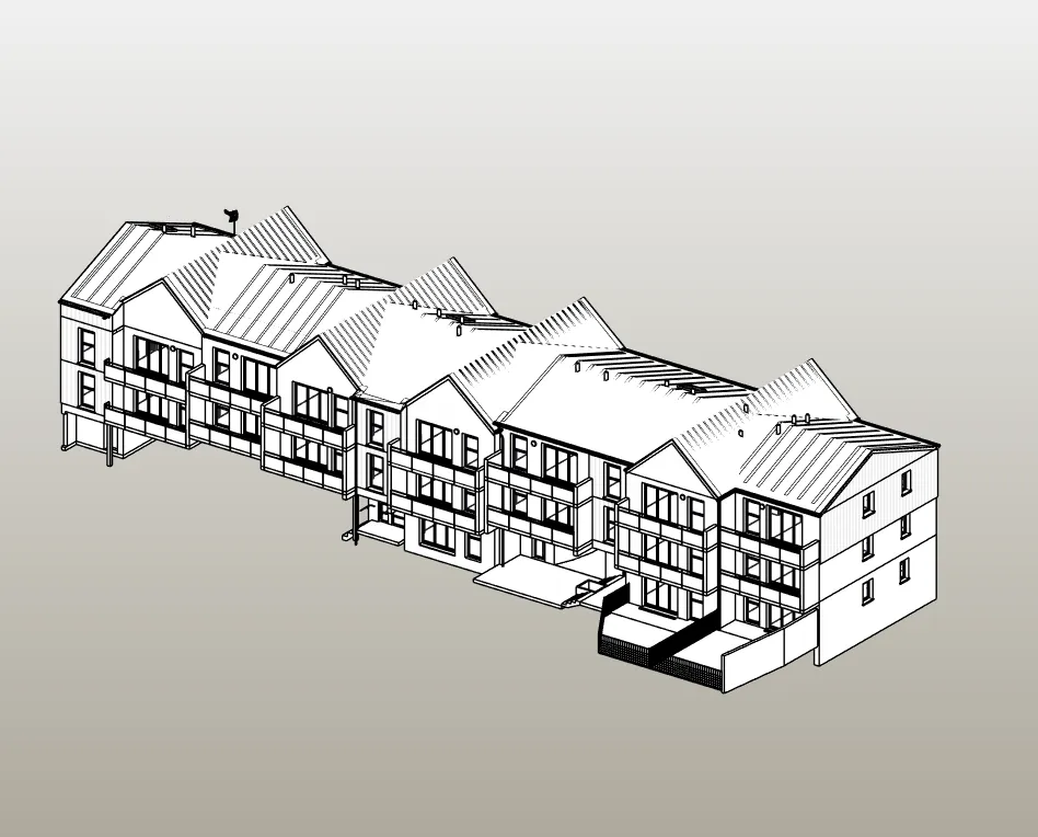 Les Coteaux — maquette BIM