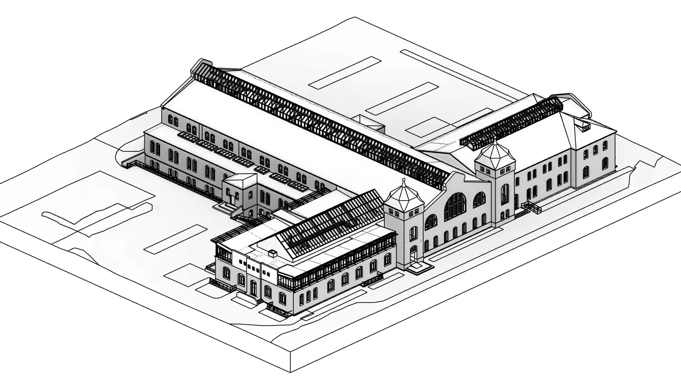 Manufacture Saint-Éloi — maquette BIM